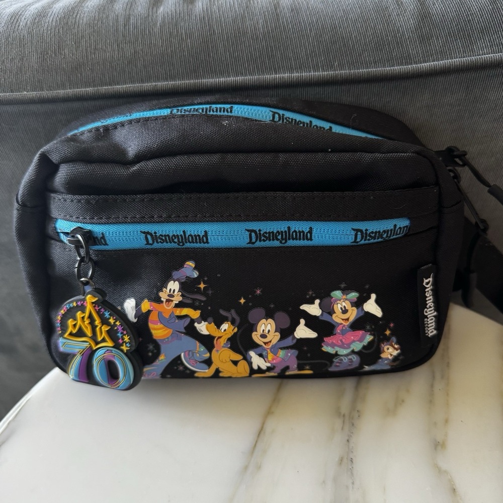 Disneyland 70th Mickey and Friends Hip Pack Fanny Pack - Limited Edition